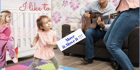 Dancing and singing activities for toddler