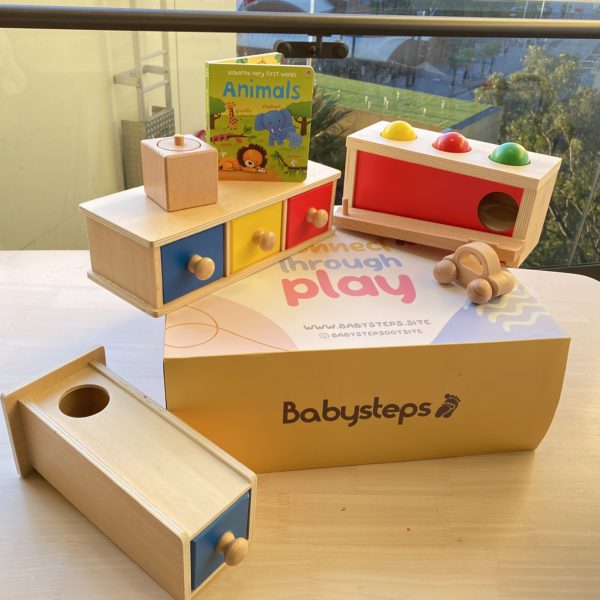 Montessori toy box Subscription box Australia 11 months old baby toy box