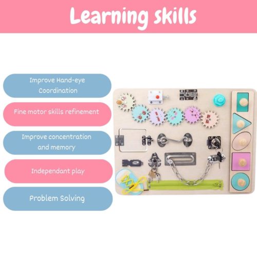 learning skills of montessori board
