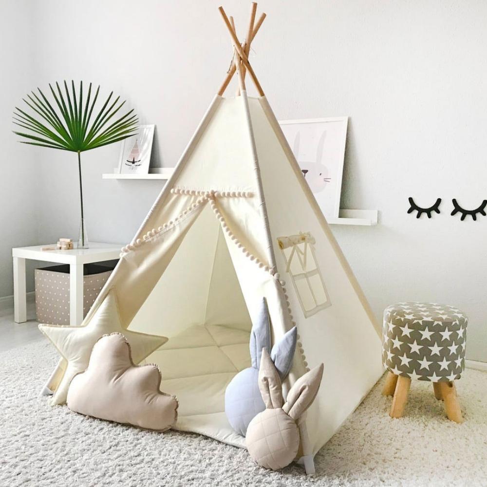 cream colour teepee