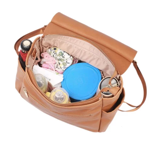 Leather Nappy bag