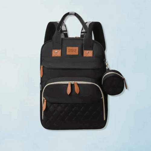 Black Nappy Bag - Image 2